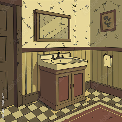 modern kitchen interior