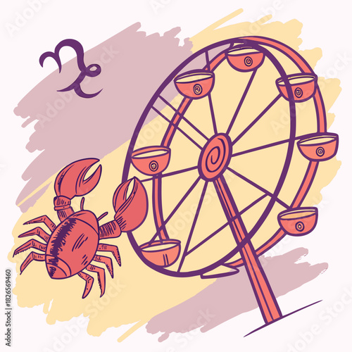 vector illustration of an abstract background