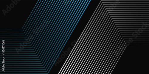 Black abstract background designb simple. Premium stripe texture for banner business backdrop. Dark horizontal template old simple art luxury good