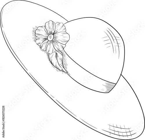 Black and white ink style vector illstration of gardening tools and supplies. Spring mood engraving for packaging, cards and decorative purposes
