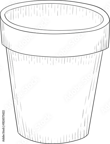 Black and white ink style vector illstration of gardening tools and supplies. Spring mood engraving for packaging, cards and decorative purposes