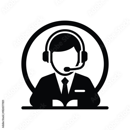 Customer Service Representative Icon - Call Center, Support & Technical Assistance