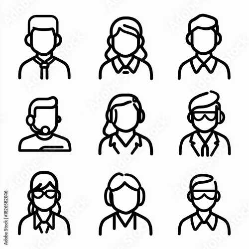 Team collaboration event office environment digital illustration workplace interaction top-down view workforce dynamics