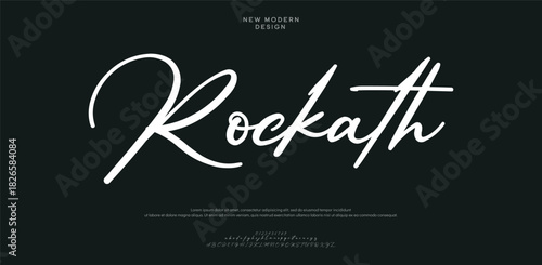 Premium luxury alphabet letters and numbers. Vintage wedding typography classic serif font decorative vintage retro. creative vector illustration