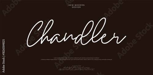 Modern abstract digital alphabet font. Minimal technology typography, Creative urban sport fashion futuristic font and with numbers. vector illustration