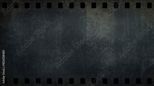 a vintage film strip with a grunge texture, evoking a sense of history and nostalgia