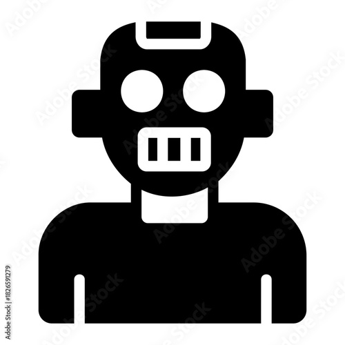 Robot costume Solid icon