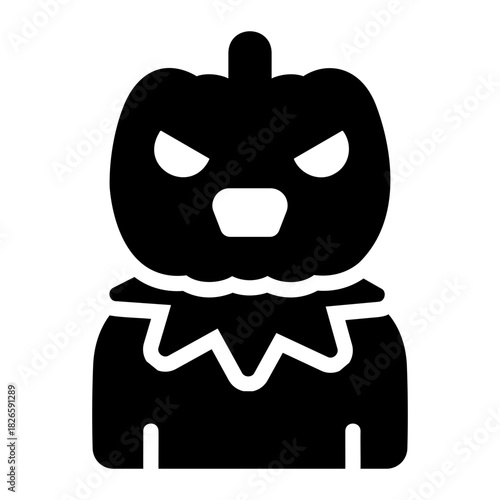 Pumpkin costume Solid icon