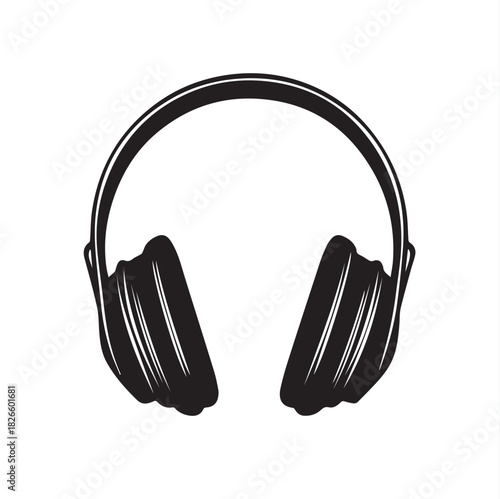 headphones isolated on white