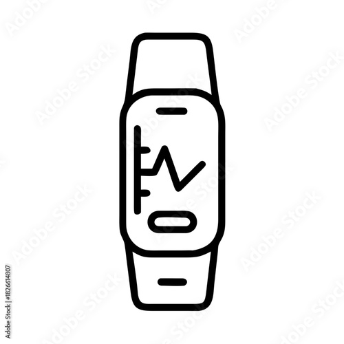fitness tracker watch icon