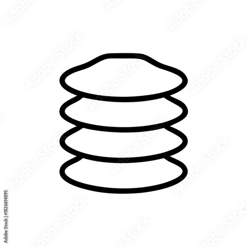 plate layers stack icon