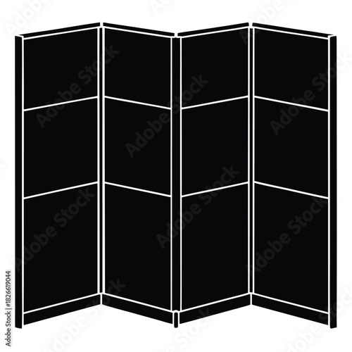 smart room divideron white background