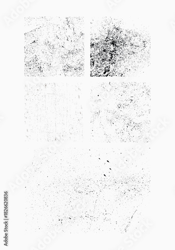 Grunge Background Collection Set 