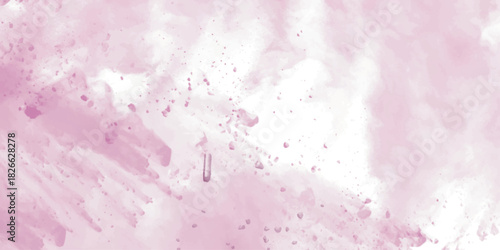 Pink powder explosion on white background. Liquid smoke rising mist or smog brush effect grunge texture.  creating a distinct visual contrast. decorative pattern background. various bokeh surrounding.