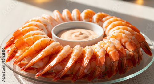 Shrimp Ring Platter with Dipping Sauce