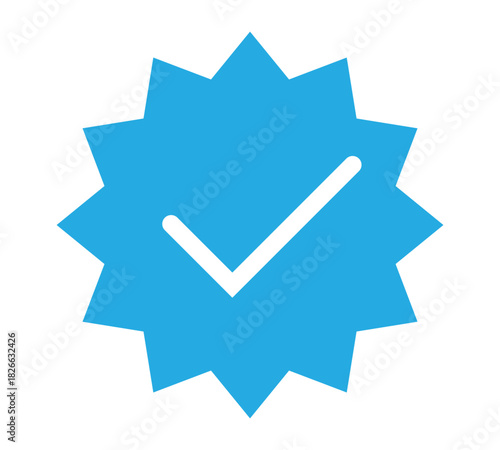 verified icon transparent vector illustration