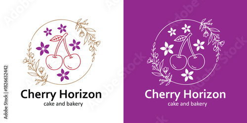 Modern Cherry Logo Design for Fruit Brand and Identity