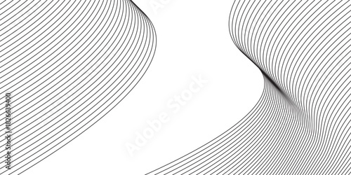 Lined halftone gradation texture. Fading vertical stripe gradient background. Repeating pattern backdrop. Black halftone parallel lines backdrop for overlay, print, cover, graphic design. Vector
