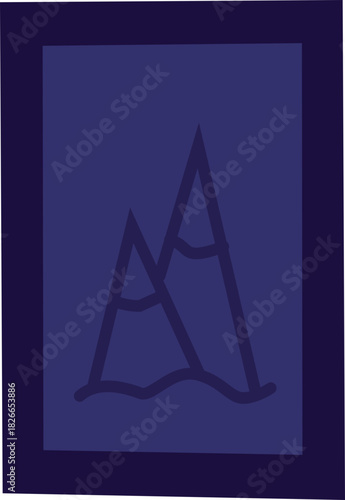 Mountains Childish Picture