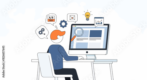 Analyzing Data For Website Optimization With A Peron And Ideas