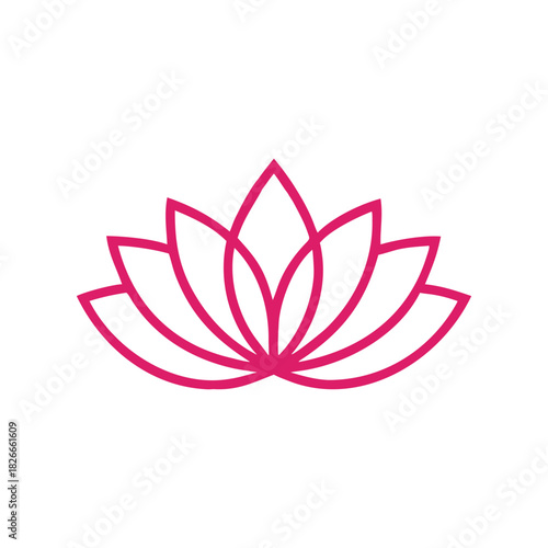 lotus logo vector illustration
