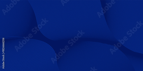 Premium background with diagonal dark blue lines pattern. Vector horizontal template for contemporary formal invitation, prestigious gift certificate, digital luxury business banner, luxury voucher.
