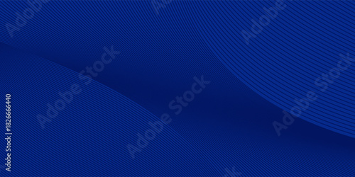 Premium background with diagonal dark blue lines pattern. Vector horizontal template for contemporary formal invitation, prestigious gift certificate, digital luxury business banner, luxury voucher.