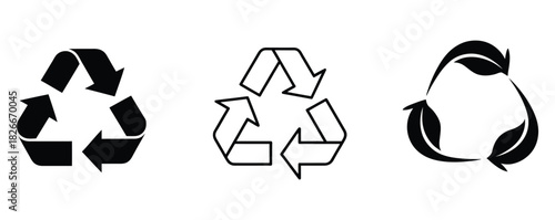 Promote Sustainable Practices with Striking Recycling Symbols Perfect for Eco-Conscious Brands and Environmental Campaigns, Encouraging Waste Reduction and a Greener Future