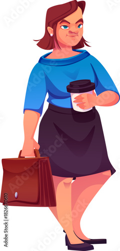 Businesswoman with Down Syndrome