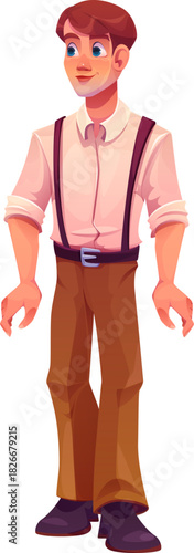 Renaissance Man with Suspenders