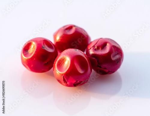 Pink Pepper on white background