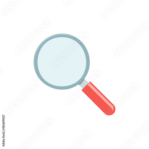 Bright Magnifying Glass Tool for Search Research or Detailed Inspection