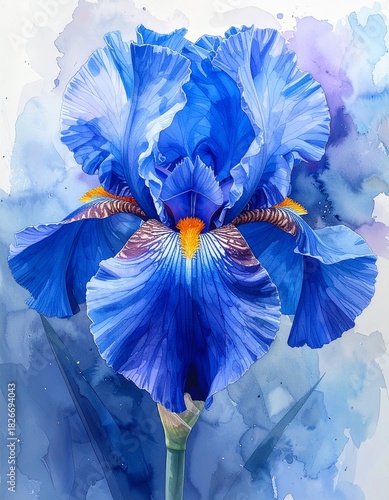 Electric Blue Iris