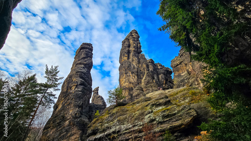 Felsformationen im Bielatal, Sächsische Schweiz