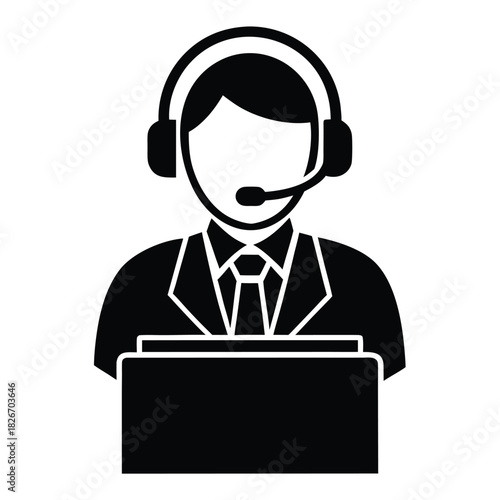 help desk icon icon on white background