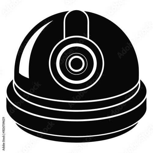 smart camera dome on white