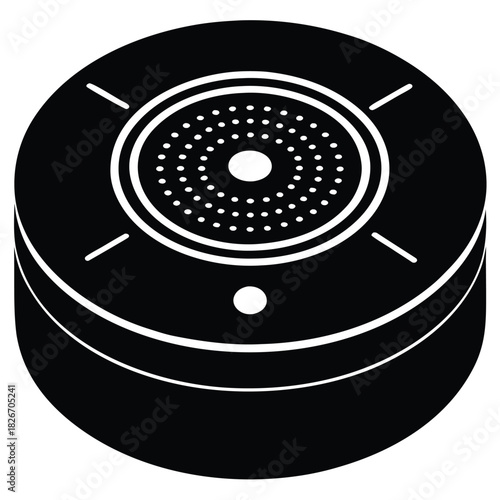 smart co detector on white background