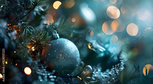 christmas tree and lights