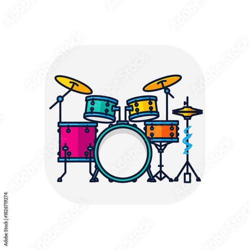 vector illustration of a musical instrument