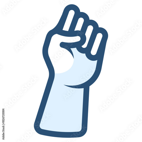 hand fist fight gesture icon