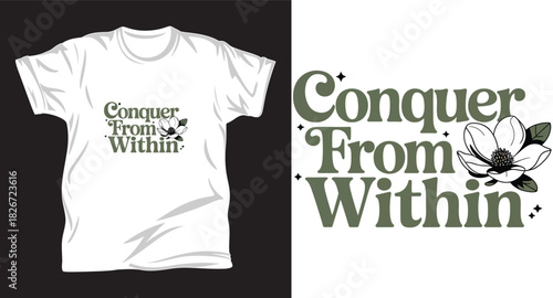 Literature graphic vector T shirt design print.