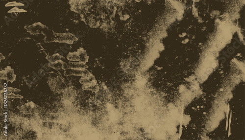 Abstract monochrome brown illustration with dynamic smoky or dusty elements.