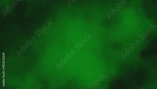 Deep forest green smoke effect, simple high-resolution background.