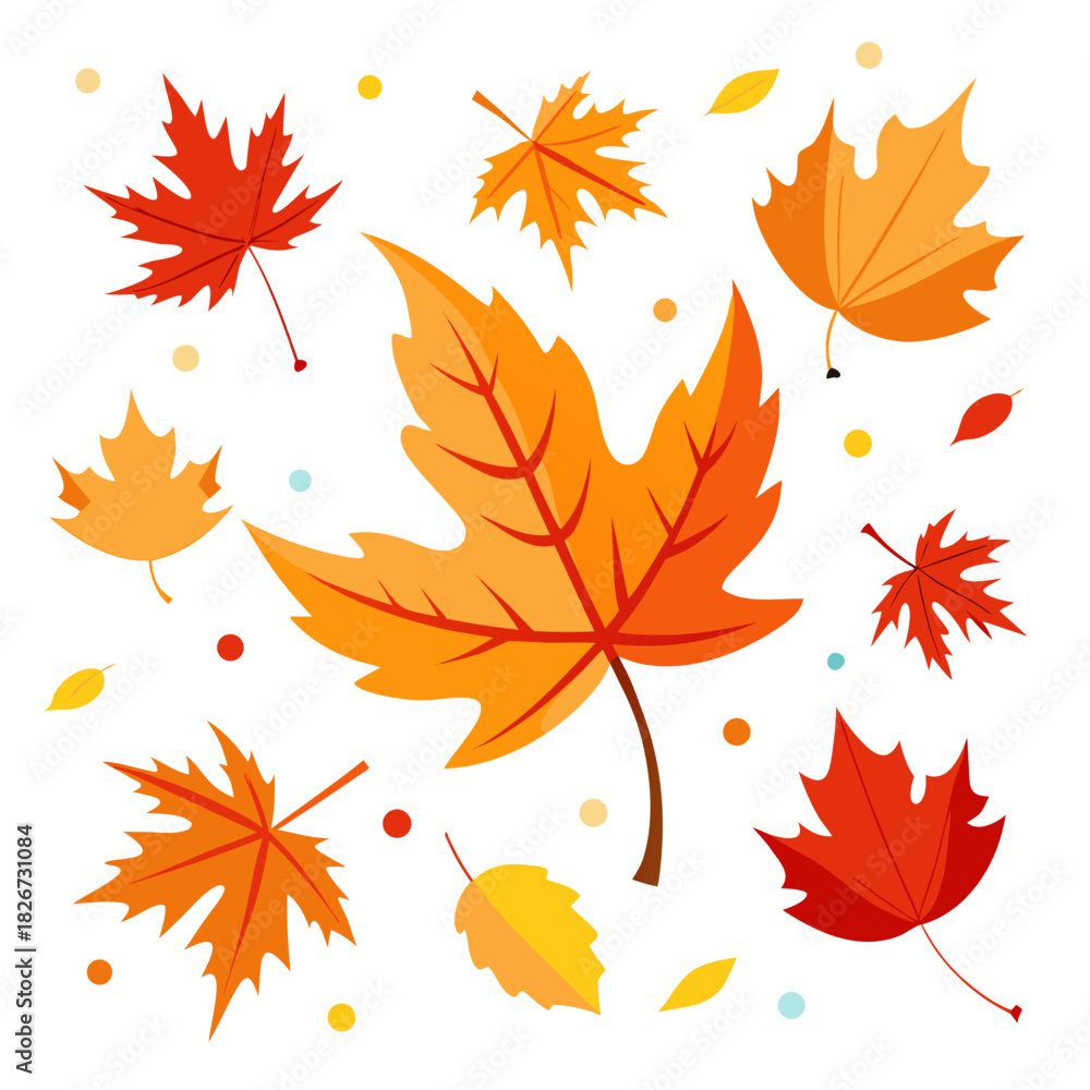 Obraz premium November Maple Leaves