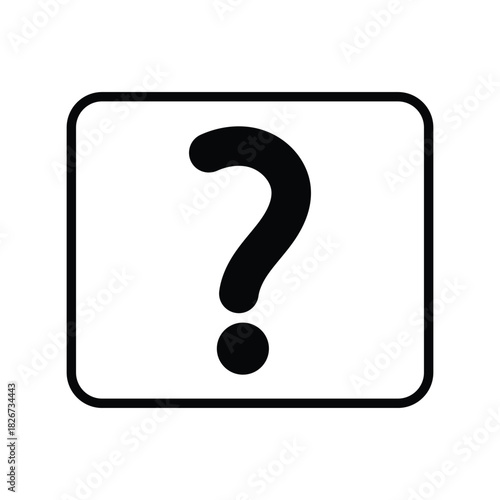 Help  icon with white background vector stock illustration