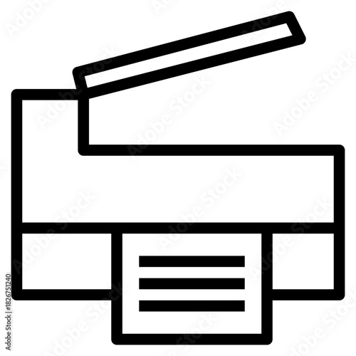 Office Printing Scanner Icon