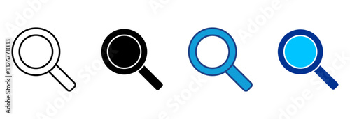 Transparency Icon Set Multiple Style Vector Illustration 