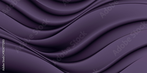 Close-up texture of natural violet fabric or cloth in same color. Fabric texture of natural cotton, silk or wool, or linen textile material. Red and orange canvas background.