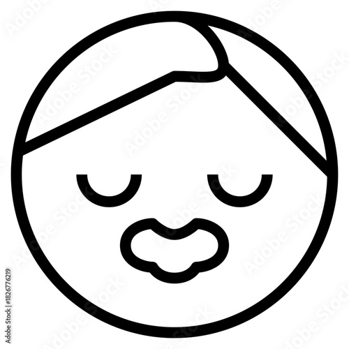 Sleepy Face Emoticon