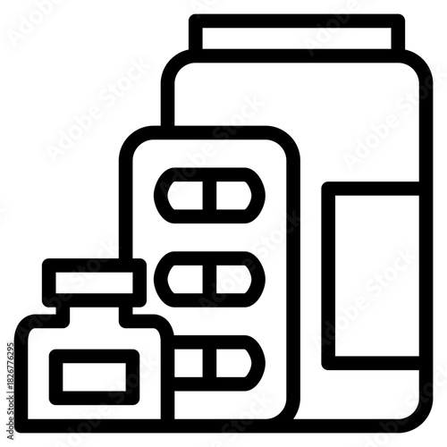 Medicine and Supplements Icon